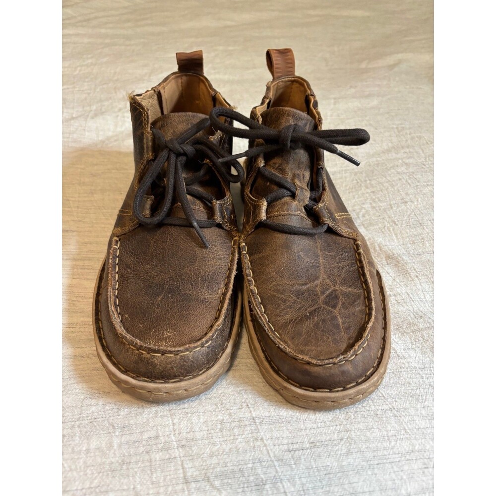 Tony Lama TLC505 Estancia Tan Chukka Boots Men’s 10 Distressed Leather - Picture 2 of 13